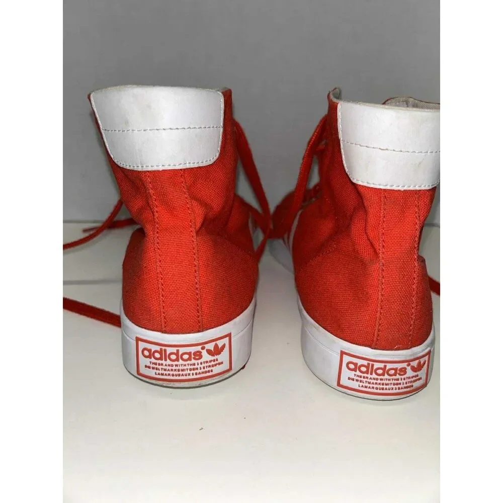 Adidas Court Vantage Sneakers Men’s Sz 10 High Top Lace Up Shoes Rare